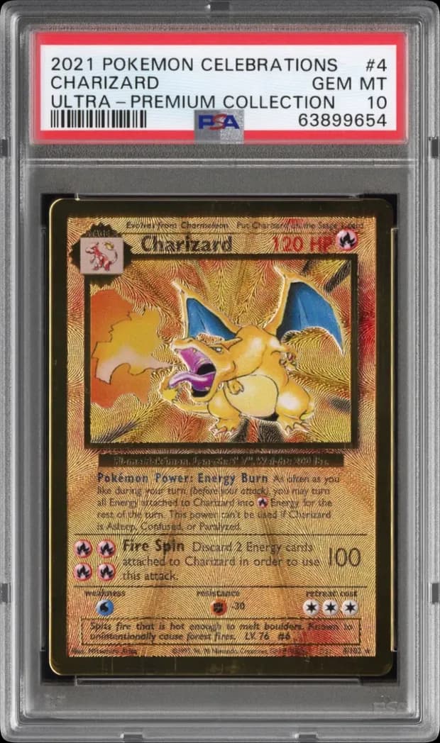 Charizard — Celebrations Ultra-Premium 4
